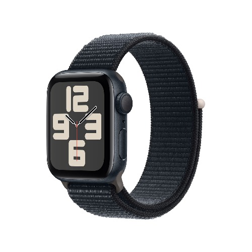 Apple Watch SE GPS 40mm 미드나이트 알루미늄 케이스, 미드나이트 스포츠 루프 * MRE03KH/A